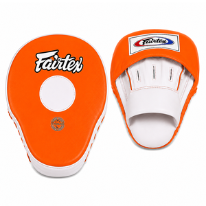 Fairtex Boxing <b>Focus</b> <b>Pads</b> Mitt Durable High Performance Kickboxing Muay Thai Training <b>Pads</b> Cowhide Leather Curved Punching <b>Pads</b> - Product Image 1