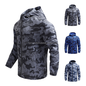 Chaqueta de carcasa resistente al viento suave con bolsillos laterales y cremallera, chaqueta impermeable con logotipo personalizado para exteriores, alta calidad, estampado para motocicleta y carreras - Product Image 2