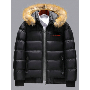 <b>Men's</b> Heavyweight Puffer <b>Jackets</b> Casual Winter Wear with Two Pockets Custom Streetwear Fashion <b>Men</b> winter <b>jacket</b> <b>Cheap</b> Price - Product Image 1