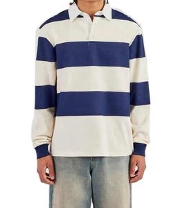 Chemises polo de rugby à manches longues pour hommes, style vintage, de haute qualité, best-sellers - Product Image 1