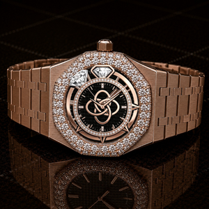 Men's Luxury Stainless Steel Moissanite <b>Diamond</b> <b>Watch</b> Full Pave Handset VVS Stones 20mm Analog Bracelet <b>Watch</b> - Product Image 1