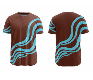 เสื้อเบสบอลประสิทธิภาพสูง – ชุดทีมแบบซับลิเมชั่นสั่งทำพิเศษ พร้อมโลโก้และหมายเลขตามสั่ง |   ฐานผ้าโพลีเอสเตอร์ที่ระบายอากาศได้ดี - Product Image 3