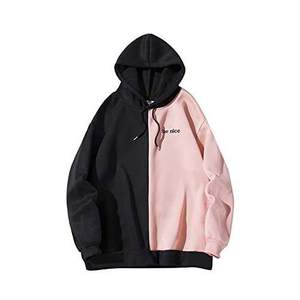 Conjunto de Sudadera con Capucha Unisex Casual XL de Algodón Orgánico con Cremallera Completa y Bolsillos, Diseño Novedoso con Bloques de Color para Esquí y Nieve - Product Image 4