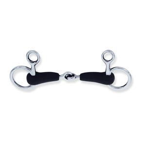 Bridon de cheval en acier inoxydable à double articulation, pièce buccale à simple articulation en acier inoxydable pour usage vétérinaire - Product Image 5