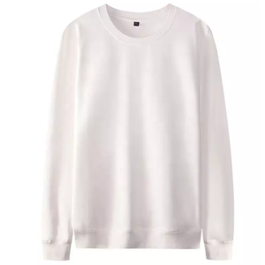 Sudadera de Algodón Tejido de Manga Larga con Cuello Redondo para Mujer, Color Sólido, Estilo Casual para Otoño - Product Image 2