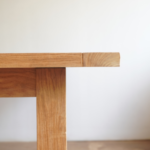 Mesa de Comedor Rectangular de Estilo Moderno, Material de Madera, Acabado en Color Natural, Muebles para el Hogar - Product Image 3