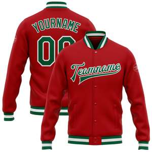 Blouson Bomber de Baseball Personnalisé le Plus Vendu – Logo d'Équipe, Numéro de Joueur, Vêtements de Sport Letterman – Fournisseur d'Usine OEM ODM - Product Image 1