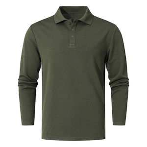 Polo de Golf para Hombre de Alta Calidad al por Mayor, Corte Regular, de Secado Rápido y Diseño Bordado, Color Sólido - Product Image 1
