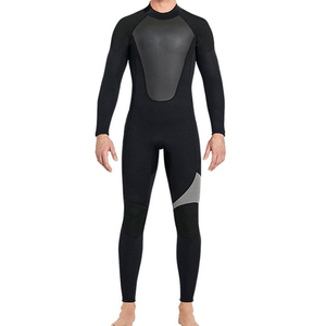 Traje de Neopreno Unisex de Cuerpo Entero con Cierre en el Pecho, Estampado, Manga Larga, Cuello Redondo, 2.0mm, Bloques de Color, Impermeable, para Todas las Estaciones, Adulto - Product Image 1