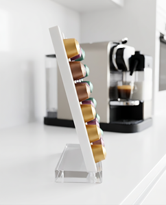 Elegante y Moderno Soporte de Acrílico para Cápsulas de Café Nespresso, Dispensador de Cápsulas de Una Sola Capa para Ahorrar Espacio, para una Organización Eficiente - Product Image 4