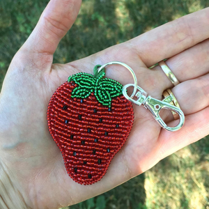 Lazo de mariposa clásico, bordado de cuentas de semillas con diseño de fresa y estrella, ecológico, hecho a mano, de aleación ligera, con impresión digital, para boda - Product Image 2