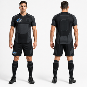 กางเกงฟุตบอลรุ่นใหม่ ผ้าโพลีเอสเตอร์ถักสองชั้น พิมพ์ลายสกรีน สวมใส่สบาย ชุดทีมแบบกำหนดเองได้ - Product Image 1