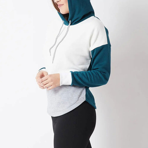 Women's Formal Leopard Print Woven <b>Sequined</b> Front Oversized Long Sleeve Pullover Hoodie - Product Image 2