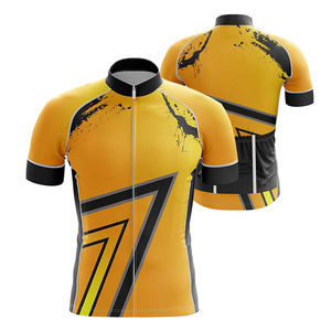 Ropa Deportiva de Ciclismo, Conjunto de Uniformes de Ciclismo Sublimados, Totalmente Personalizados, de Alta Calidad, Secado Rápido, Transpirables, Ecológicos, 100% para Hombre - Product Image 3