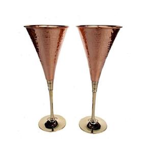 Verres à vin rouge en acier inoxydable doré personnalisés en gros, gobelets à whisky en métal, verres à champagne de table pour les fêtes - Product Image 2
