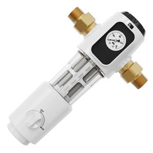 Filtro Sedimenti ad Alto Flusso 40 Micron per Tutta la Casa, Elettrico in Acciaio Inox 3/4" MNPT 4 T/H - Product Image 1