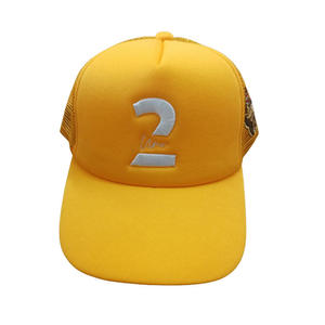 Gorras de Béisbol Personalizadas al por Mayor, Color Amarillo, Promocionales, Deportivas, Casuales, para Golf, Correr, Lisas, 100% Algodón, Ajustables, 3D - Product Image 1