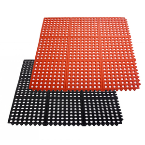 Tapis de sécurité anti-fatigue, tapis utilitaires en caoutchouc, tapis antidérapants creux en caoutchouc - Product Image 4