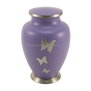 Urnas masculinas y femeninas de latón hechas a mano fabricadas directamente en nuevos recipientes para cenizas de cremación funeraria de estilo americano - Product Image 1