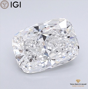 Diamant de laboratoire CVD certifié IGI, pureté VVS1, couleur D, taille coussin, 2,51 carats, pour bague de mariage tendance - Product Image 1