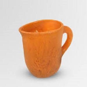 Handmade Resin Mug Yellow Round Shape Home Decoration <b>Craft</b> Item - Product Image 2