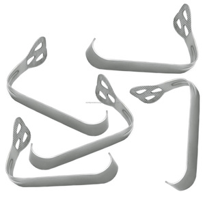 Juego de Retractores Ergonómicos Dentales Quirúrgicos para Lengua, Mejillas y Labios, 5 Piezas, Acero Inoxidable, Instrumentos de Cirugía Oral, Plateados, Manuales, Clase I CE - Product Image 2