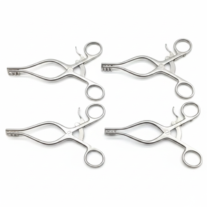 Retractores Quirúrgicos Veterinarios Reutilizables y Sostenibles Weitlaner 4.5" Blunt 3x4 Prongs de Metal 2026 - Product Image 1