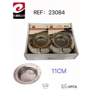 Rejilla de desagüe de cocina perforada de borde ancho de 11 cm con conexión de tornillo - Product Image 1