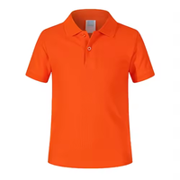 Polo de Verano para Niños 100% Algodón Piqué, Bordado Personalizado, Uniforme Escolar, Servicio OEM DHL