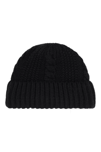 Gorro de Punto Negro para Mujer, con Logotipo Personalizado, Gorro de Invierno Cálido, Gorro de Punto Elástico Unisex al por Mayor - Product Image 4