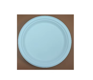 Assiettes jetables 100 % biodégradables en bagasse, vaisselle ronde écologique en canne à sucre pour événements à emporter et traiteur - Product Image 1