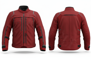 Chaqueta de Motociclista Textil Resistente Personalizada con Múltiples Bolsillos con Cremallera y Ajuste Ajustable para Logotipo Personalizado - Product Image 4