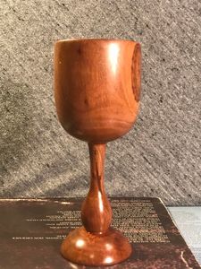Wooden Wine Glass Handcrafted Olive Wood Drinking Cup Eco Friendly <b>Drinkware</b> for Home Party - Product Image 5
