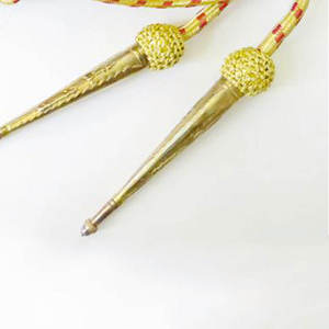 Aiguillette Trenzada Personalizada al por Mayor con Puntas de Latón y Gancho para Accesorios de Vestir y Eventos Formales - Product Image 4