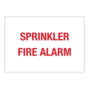 Señal de Alarma contra Incendios Brady - Señal de Seguridad Impresa con UV para Uso Industrial, Comercial y de Laboratorio - Product Image 1