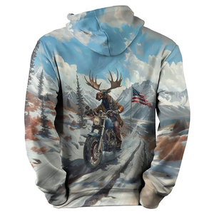 Sudadera con Capucha de Ciclismo Casual de Invierno de Calidad de Exportación, Color Sólido, Logotipo Personalizado, Construcción de Forro Polar Duradero, Secado Rápido, Transpirable, para Exteriores - Product Image 6