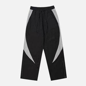 Nuevo conjunto deportivo para hombre con capucha, diseño de paneles, chaqueta con cremallera completa y pantalones jogger, ligero, para entrenamiento deportivo. - Product Image 3