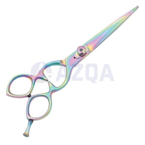 Tijeras de Peluquería Profesionales de Acero Inoxidable, Tijeras de Corte de Pelo con Logotipo Personalizado para Peluqueros Profesionales - Product Image 2