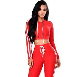Customised Best designs short jogging suits custom <b>knitted</b> velvet velour women's tracksuits 2 piece set woman - Product Image 1