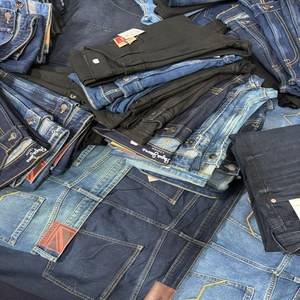 Pantalon en jean décontracté pour homme en coton délavé, style empilé, prêt à expédier, prix bas, lot de vêtements en denim en provenance du Bangladesh - Product Image 3