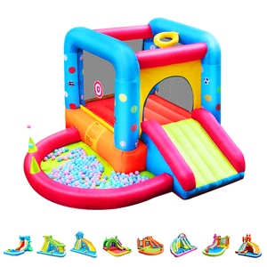 NBINFLATABLE Mini château <span class=keywords><strong>gonflable</strong></span> blanc pour tout-petits, château <span class=keywords><strong>gonflable</strong></span> de mariage <span class=keywords><strong>avec</strong></span> <span class=keywords><strong>piscine</strong></span> à balles <span class=keywords><strong>et</strong></span> <span class=keywords><strong>toboggan</strong></span> pour la location - Product Image 3