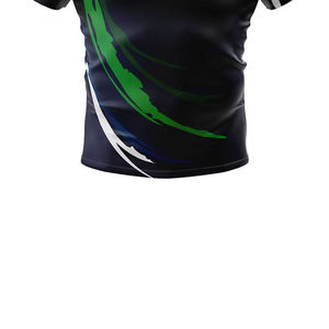เสื้อรักบี้ถักแบบกำหนดเองสำหรับผู้ชาย ขายส่ง เสื้อโปโลแขนยาว ผลิตจากโรงงาน ออกแบบลายเฉพาะตัว ชุดยูนิฟอร์มรักบี้ โลโก้สั่งทำได้ - Product Image 5