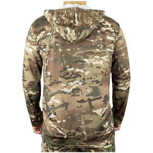 Chemise de pêche à manches longues pour homme, à capuche, camouflage, UPF 50, anti-UV, séchage rapide, haut de sport d'extérieur - Product Image 3