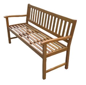 Banco largo de madera de acacia hecho a mano | Asientos Premium al aire libre para patios, parques y villas | Hecho en Vietnam - Product Image 3