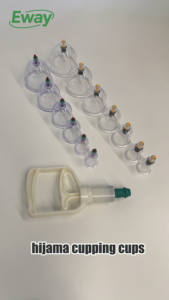 Gelas vakum bekam plastik terapi Hijama tradisional, grosir murah profesional - Product Image 2