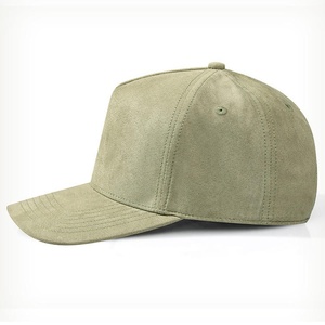High Crown 5 Pane Hat Personality Suede Custom logo <b>Plain</b> Embroidered Outdoor Baseball <b>Cap</b> - Product Image 4