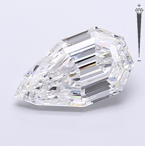Diamant de laboratoire CVD LG 772678531 ROYAL GEMS, certifié IGI, 5,03 carats, taille poire nonagon, couleur D, clarté VVS1, pour la fabrication de bijoux - Product Image 1