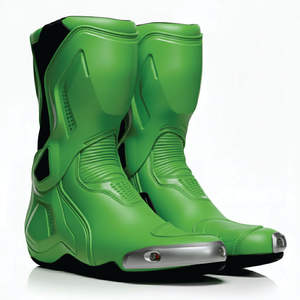 Zapatos Cómodos para Motocicleta, Zapatos de Cuero Transpirables e Impermeables para Motociclismo, Carreras y Motocross - Product Image 1