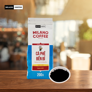 Wholesale Ground Arabica Coffee Beans High <b>Roast</b> & BITTER Taste Milano Brand High Quality 0.2kg Pack 1 Year Shelf Life Vietnam - Product Image 2