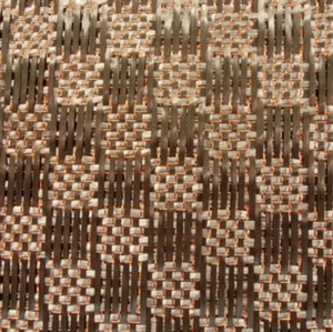 Tela de fibra de carbono con brillo dorado estabilizado - Product Image 6